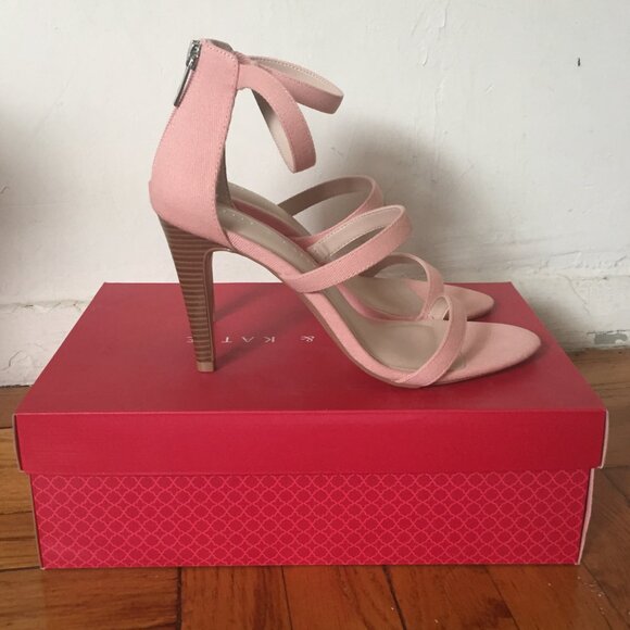 Kelly & Katie Light Pink Cleo Sandal Heels 8.5M - Picture 2 of 7